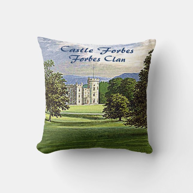 Castle Forbes – Scottish Forbes Clan Cushion (Front)