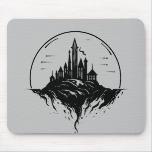 Castle Fortress Fantasy Dream Vector Graphic Mouse Mat