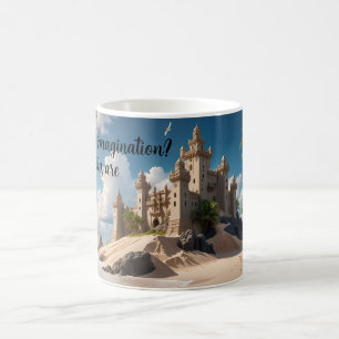 Castle from the Beach of Possibilities Coffee Mug