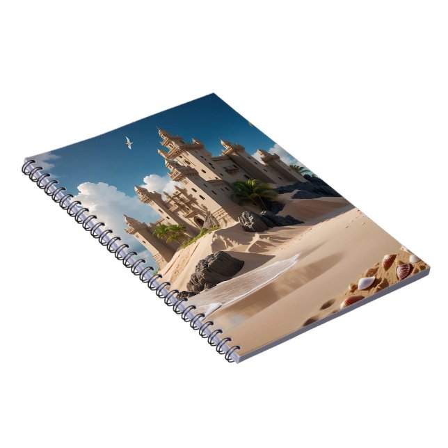 Castle from the Beach of Possibilities Notebook (Right Side)