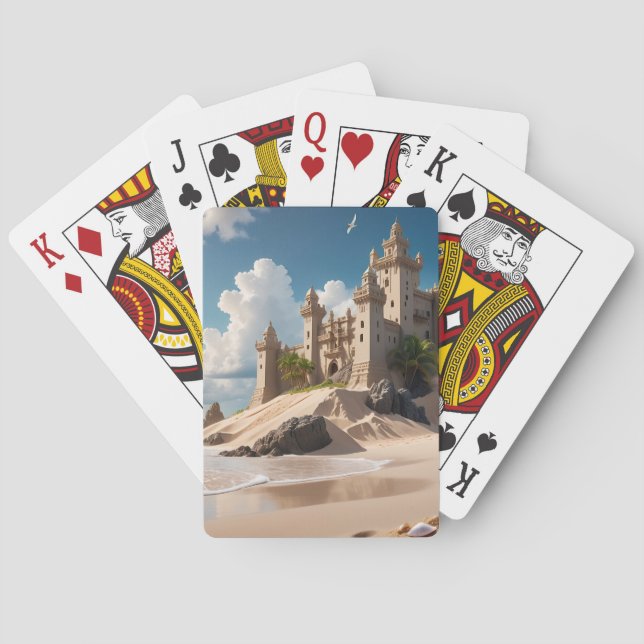 Castle from the Beach of Possibilities Playing Cards (Back)
