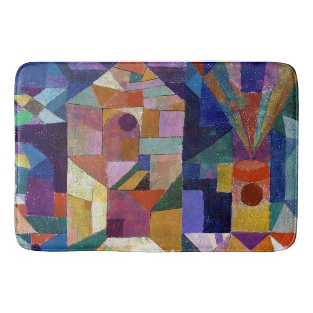 Castle Garden, Paul Klee Bath Mat (Front)