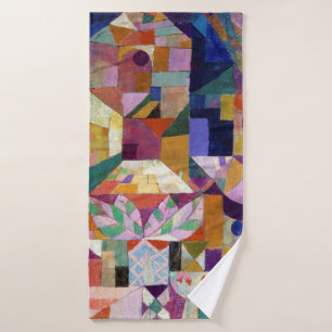 Castle Garden, Paul Klee Bath Towel