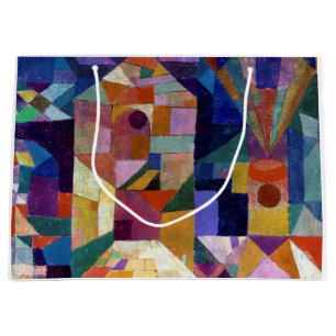 Castle Garden, Paul Klee Large Gift Bag