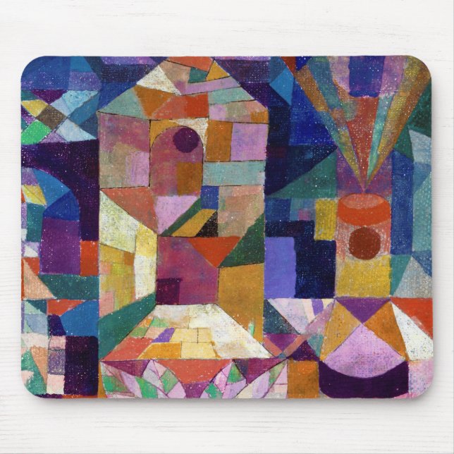 Castle Garden, Paul Klee Mouse Mat (Front)