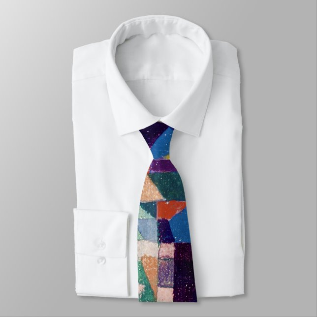 Castle Garden, Paul Klee Tie (Tied)