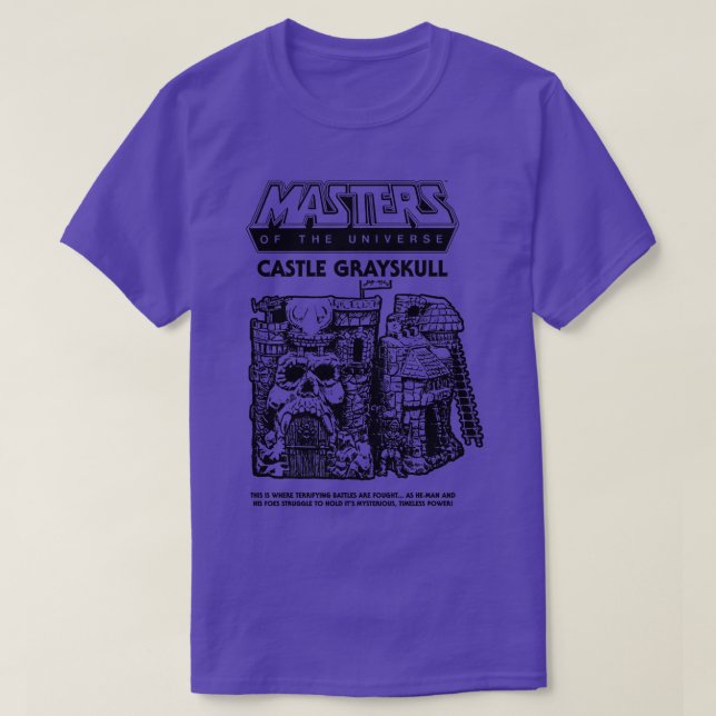 Castle Grayskull Toy Artwork Light T-Shirt (Design Front)