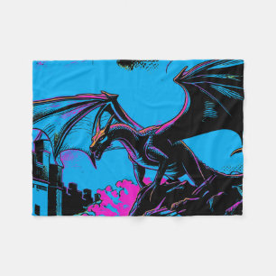 Castle Guardian - Dragon Fleece Blanket