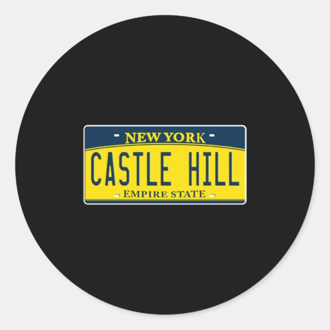 Castle Hill Bronx New York Ny Neighborhood Hometow Classic Round Sticker (Front)