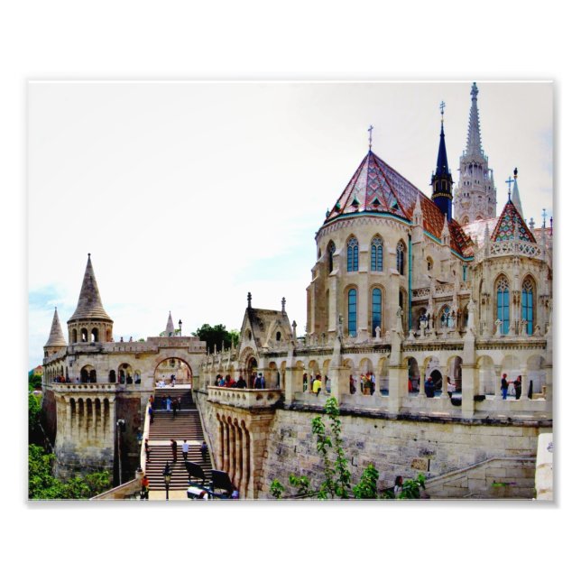 Castle Hill Budapest Photo Print (Front)