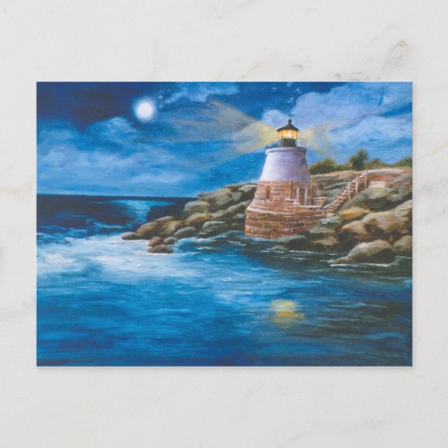 Castle Hill Light Postcard (Front)
