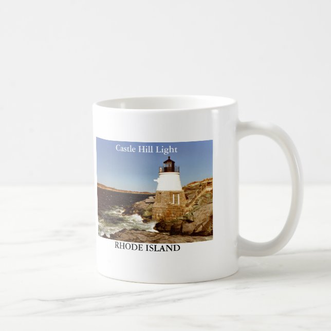 Castle Hill Light, Rhode Island Mug (Right)