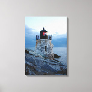 Castle Hill Lighthouse- Newport, RI canvas print