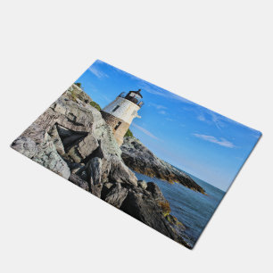Castle Hill Lighthouse, Rhode Island Door Mat