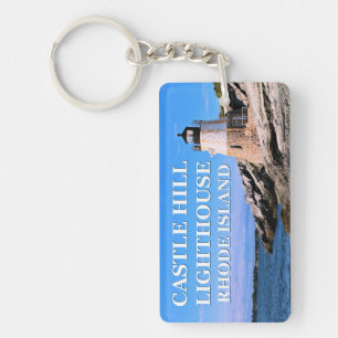 Castle Hill Lighthouse, Rhode Island Key Ring