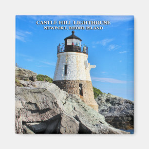 Castle Hill Lighthouse, Rhode Island Magnet