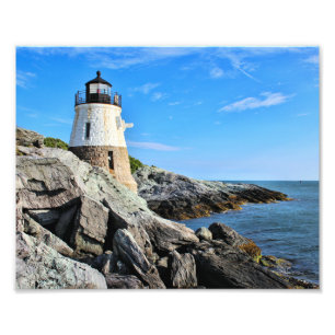 Castle Hill Lighthouse, Rhode Island Photo Print