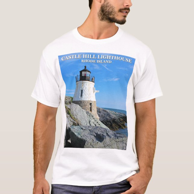 Castle Hill Lighthouse, Rhode Island T-Shirt (Front)