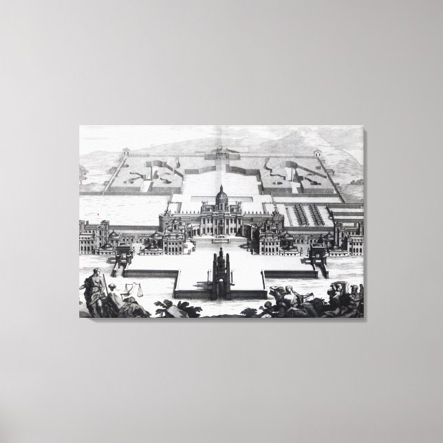 Castle Howard, from 'Vitruvius Britannicus' Canvas Print (Front)