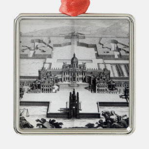 Castle Howard, from 'Vitruvius Britannicus' Metal Tree Decoration