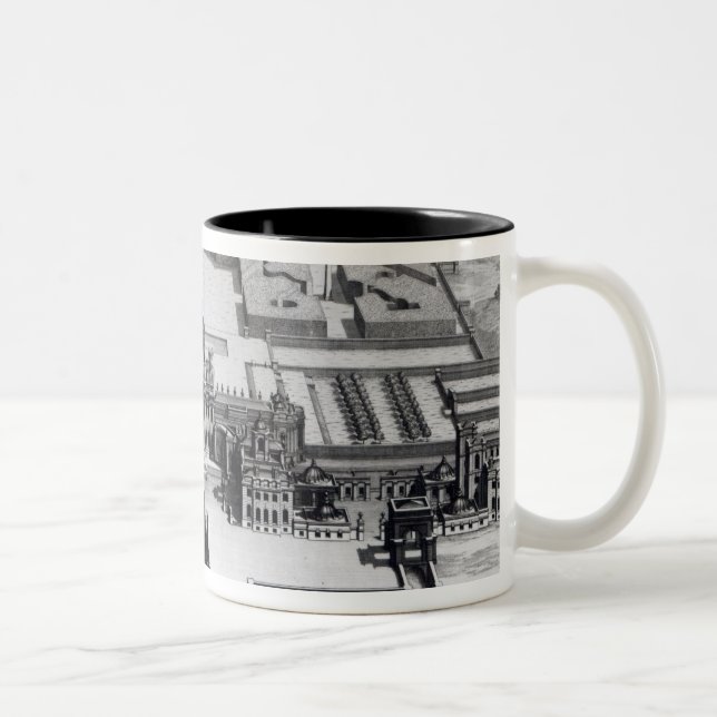 Castle Howard, from 'Vitruvius Britannicus' Two-Tone Coffee Mug (Right)