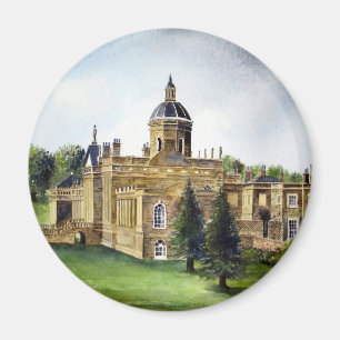 Castle Howard North Yorkshire Watercolor Painting Magnet