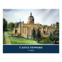Castle Howard York England Watercolor Painting