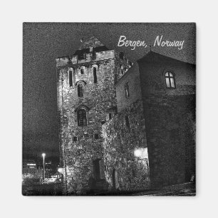Castle in Bergen, Norway travel Magnet