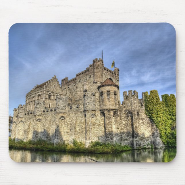 castle in gent mouse mat (Front)