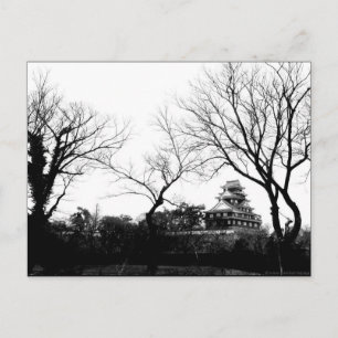 "Castle In Hiroshima" JTG Art Postcard