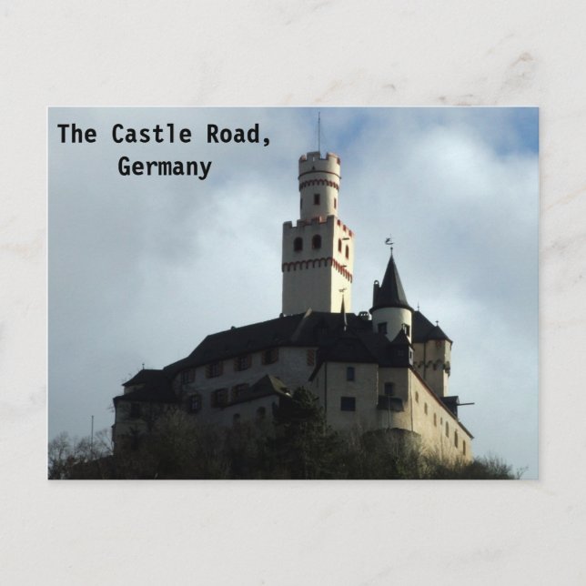 Castle in Rhine Valley Postcard (Front)