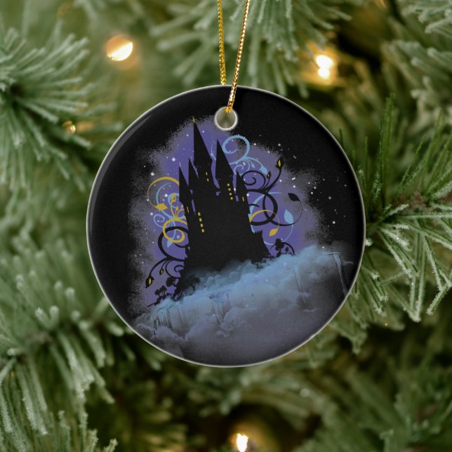 Castle in the Sky Ceramic Tree Decoration (Tree)