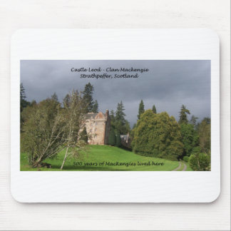 CASTLE LEOD - Scotland MacKenzie Clan Mouse Mat