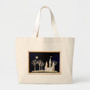 Castle light box 2013 large tote bag