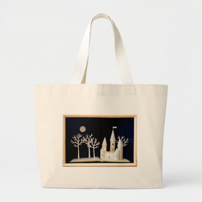 Castle light box 2013 large tote bag (Front)