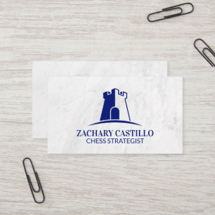 Castle Logo Business Card