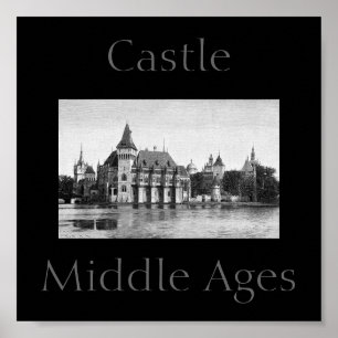 Castle Middle Ages Poster