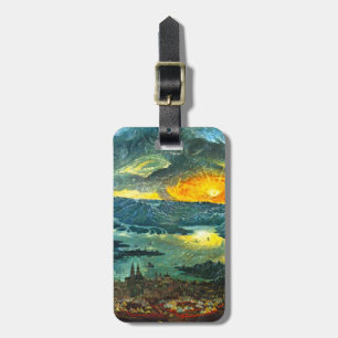 Castle Mountains and Sunset - Albrecht Altdorf Luggage Tag