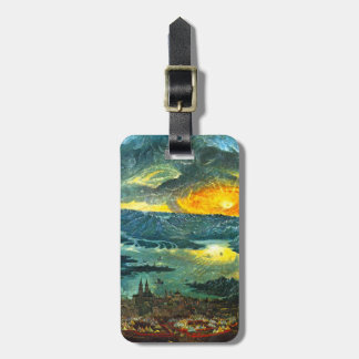 Castle Mountains and Sunset - Albrecht Altdorf Luggage Tag