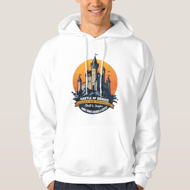 Castle of Braves: Unlock the Adventure Hoodie (Front)