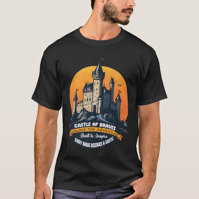 Castle of Braves: Unlock the Adventure T-Shirt (Front)