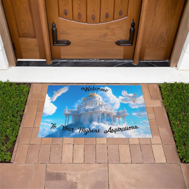 Castle of Lofty Aspirations Doormat (Outdoor)