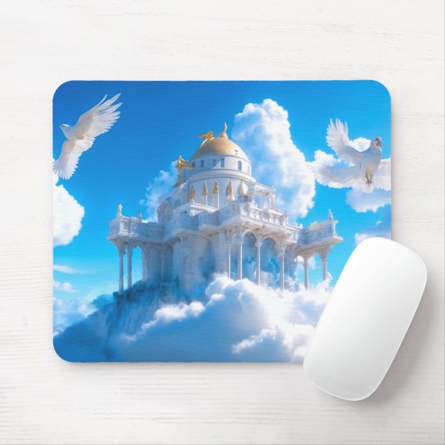 Castle of Lofty Aspirations Mouse Mat (With Mouse)