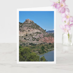 Castle of Old Domeño, Valencia, Spain Card