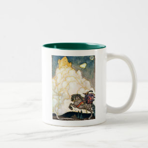 Castle of Rosy Clouds Two-Tone Coffee Mug