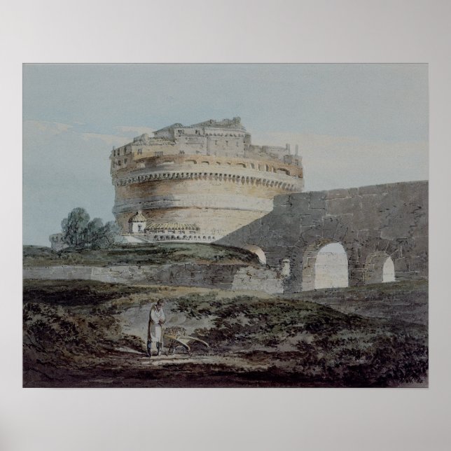 Castle of San Angelo, Rome Poster (Front)