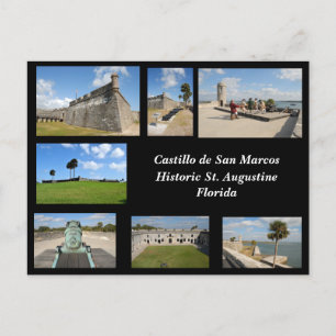 Castle of San Marcos Holiday Postcard