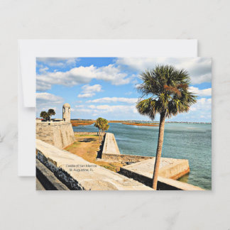 Castle of San Marcos, St. Augustine, FL  Postcard