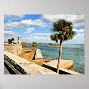 Castle of San Marcos, St. Augustine, FL Poster