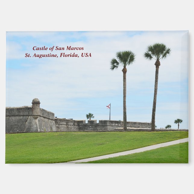 Castle of San Marcos St. Augustine, Florida Magnet (Front)